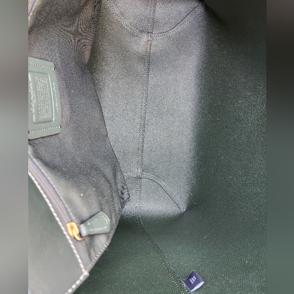 Coach City Tote – Green Monogram Print | Style CF342 - Picture 10 of 13